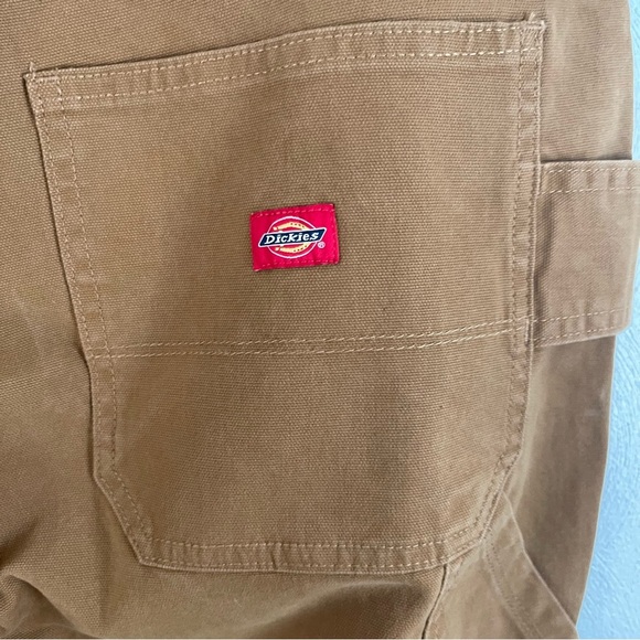 Dickies women’s carpenter pants relaxed fit NWT brown rinsed duck color size 14 - Picture 11 of 16